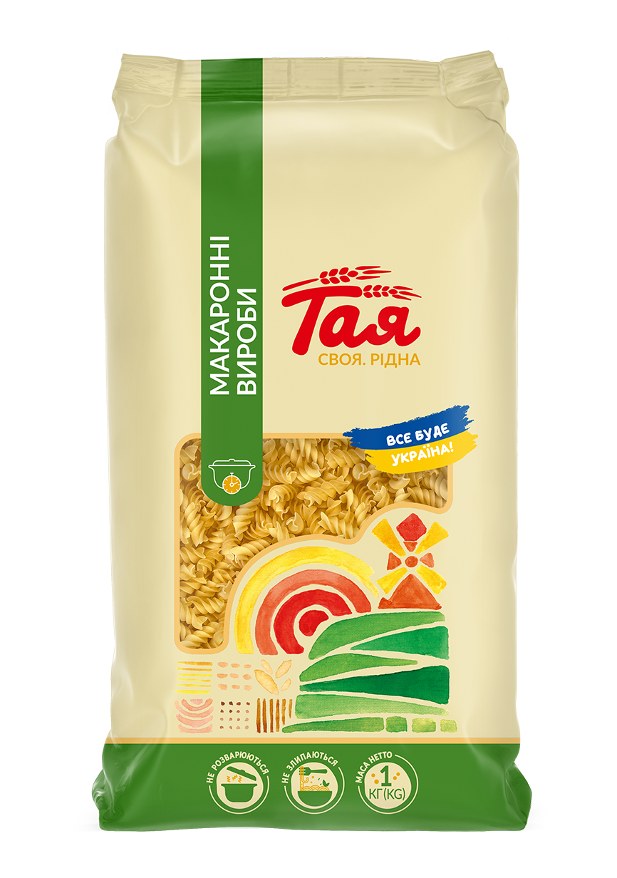 Макаронні вироби ТАЯ 1 кг Спіральки